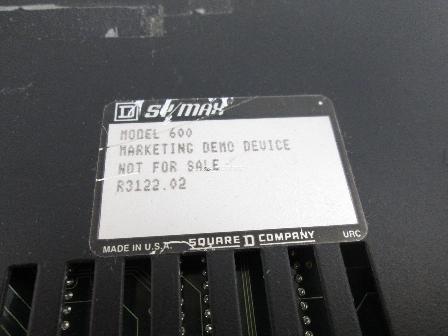 Used Square D SY/MAX Model 600 Demo Device Processor Module with Key