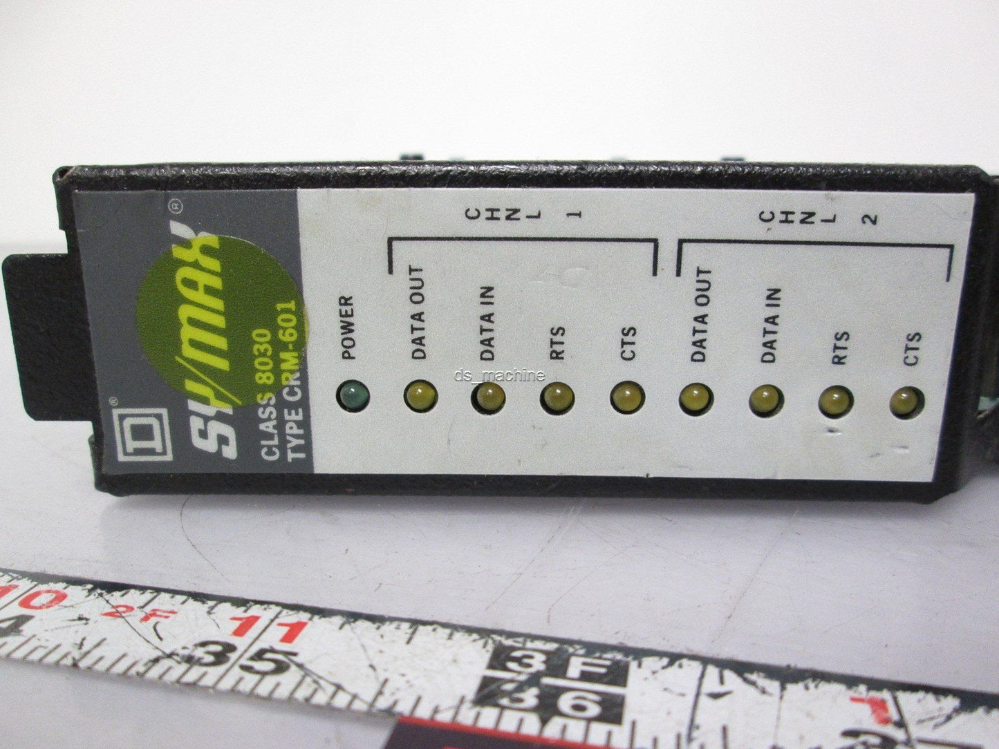 Used Square D 8030 CRM-601 Sy/Max Dual Converter RS232 to RS422