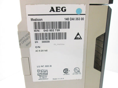 Used Schneider Automation 140-DAI-353-00 24 VAC IN