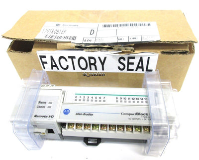 New Allen-Bradley 1791-R0B16P Series D CompactBlock 16-Outputs