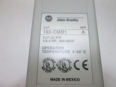 New Allen Bradley 160-CMB1 Capacitor Module 0.37-22 KW, 1/2-3 HP Input: 380-460V