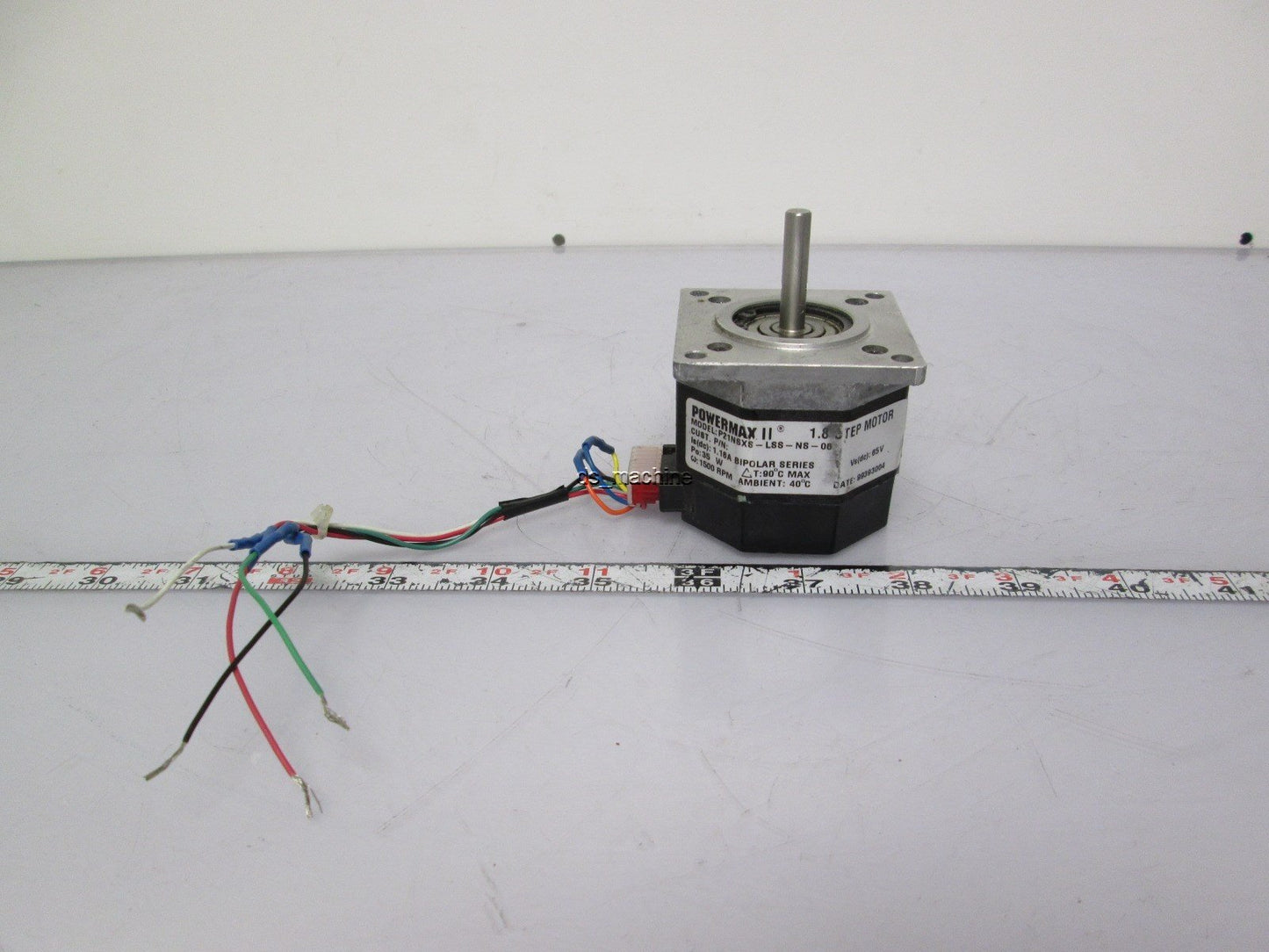 Used Pacific Scientific P21NSXS-LSS-NS-06 Stepper motor 1.8ø per Step 65VDC 1.16A