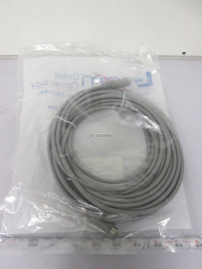 New L-Com DK226MM-25 Extension Cable for PS/2 Keyboard / Mouse 25' Gray