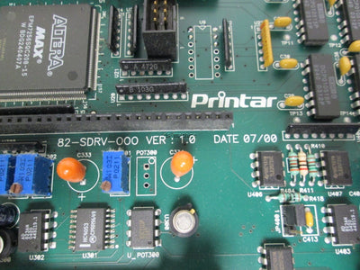 Used Printar 82-SDRV-000 Ver 1.0 Date 07/00 Main Board for Print Head Control