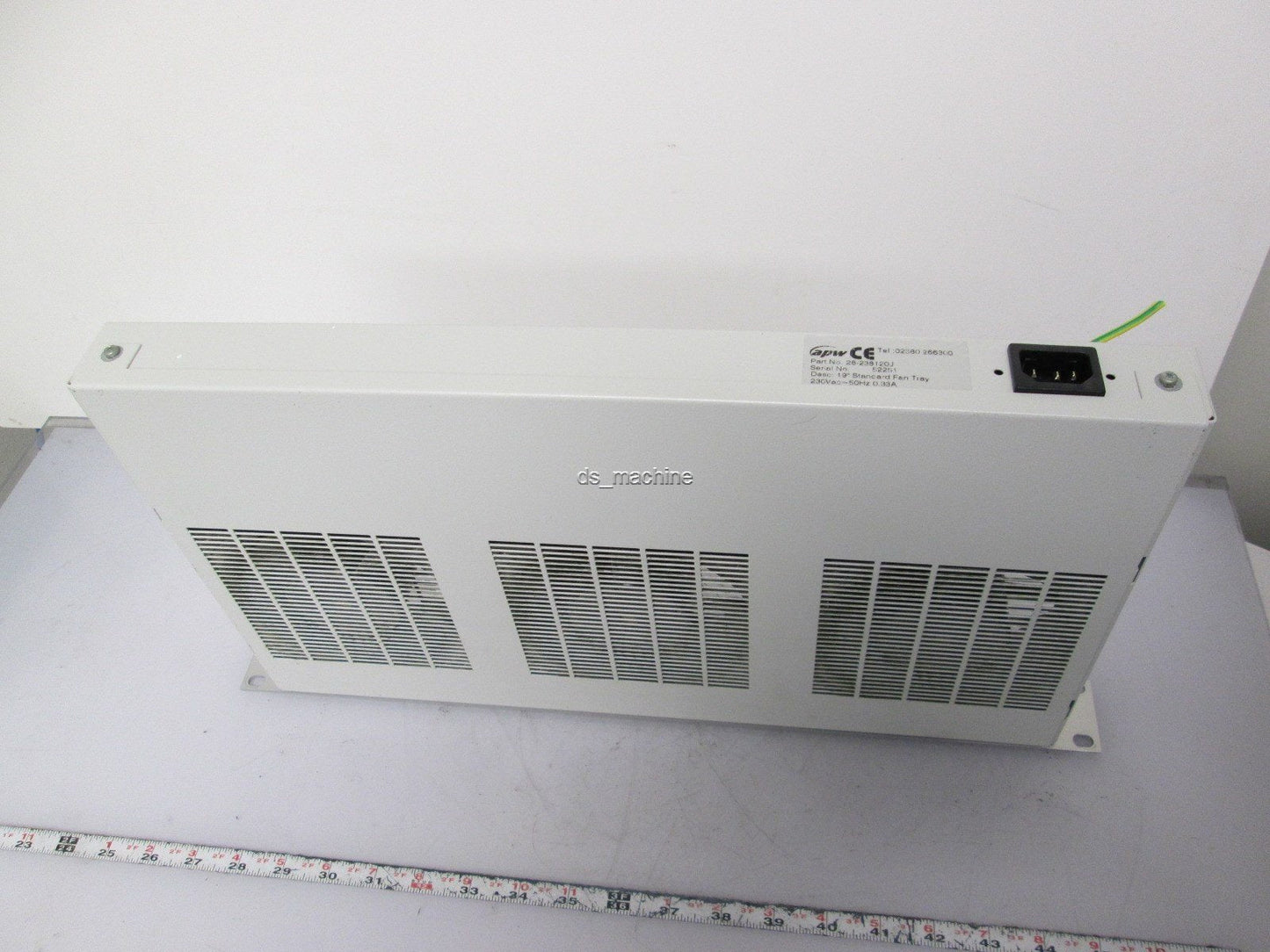 Used APW 28-238120J 230VAC 19" Fan Unit for 19" Rack