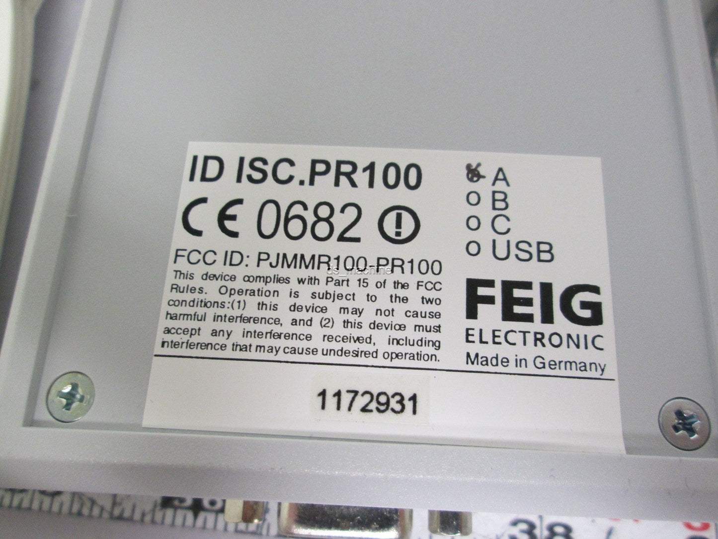 New FEIG ID ISC.PR100-A Proximity Reader 12-24VDC 13.56MHz 5VA, 180mm Range, 64kB