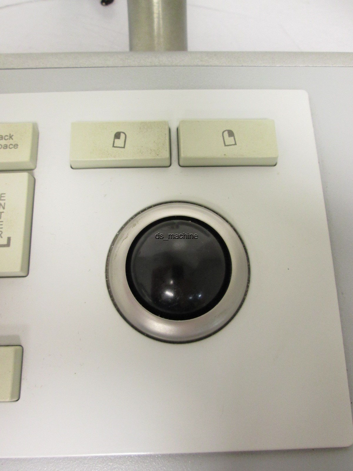 Used Devlin KMX-067T-010 Kiosk Keyboard P/S2 Connections w/ Trackball & Enclosure