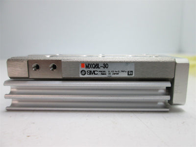 New SMC MXQ6L-30 Air Slide Table Double Acting  30mm Stroke Port Size M5 x 0.8