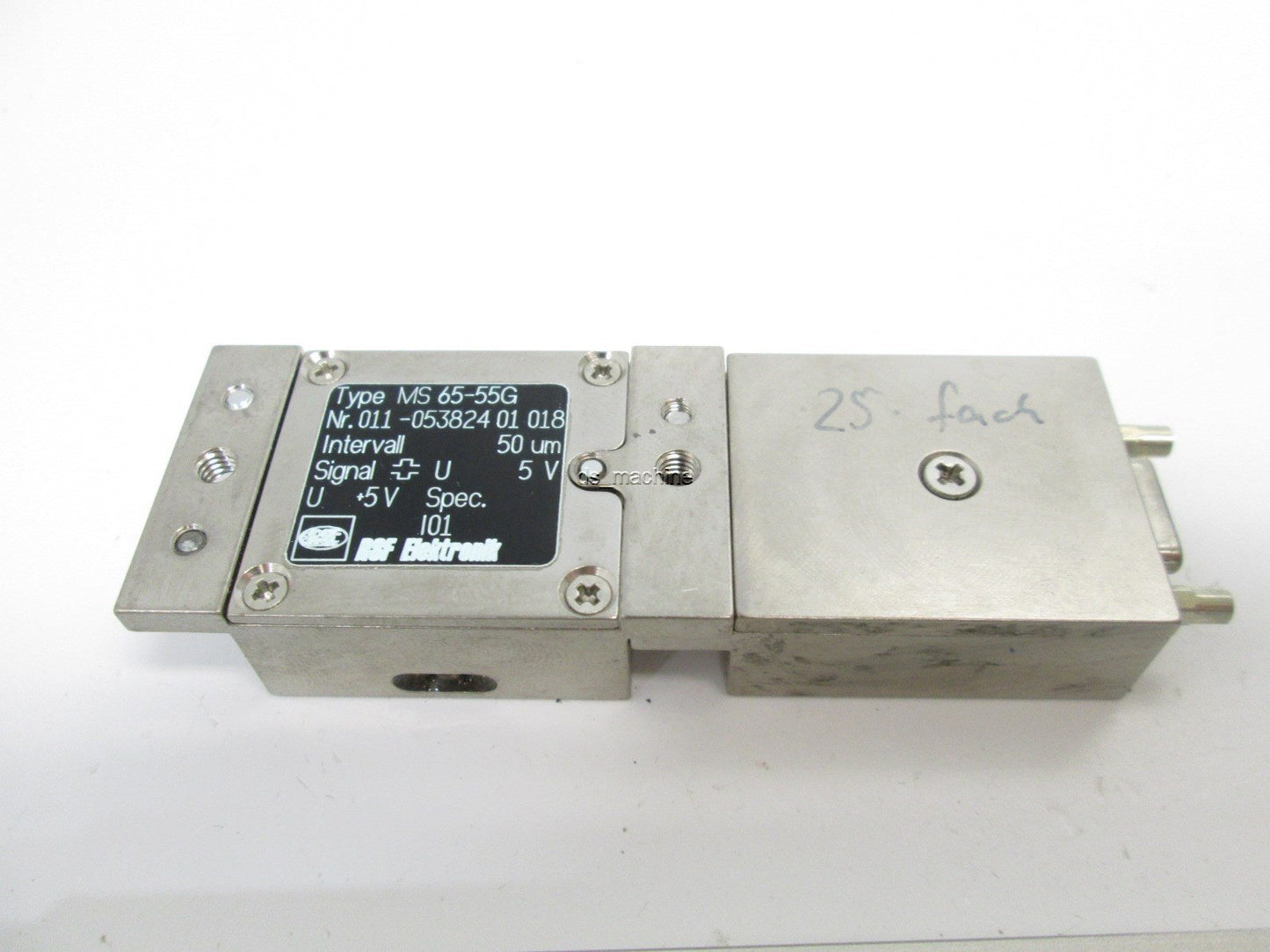 Used RSF Elektronik MS 65-55G Linear Encoder with 6" Reader, 5V, 50um Intervall