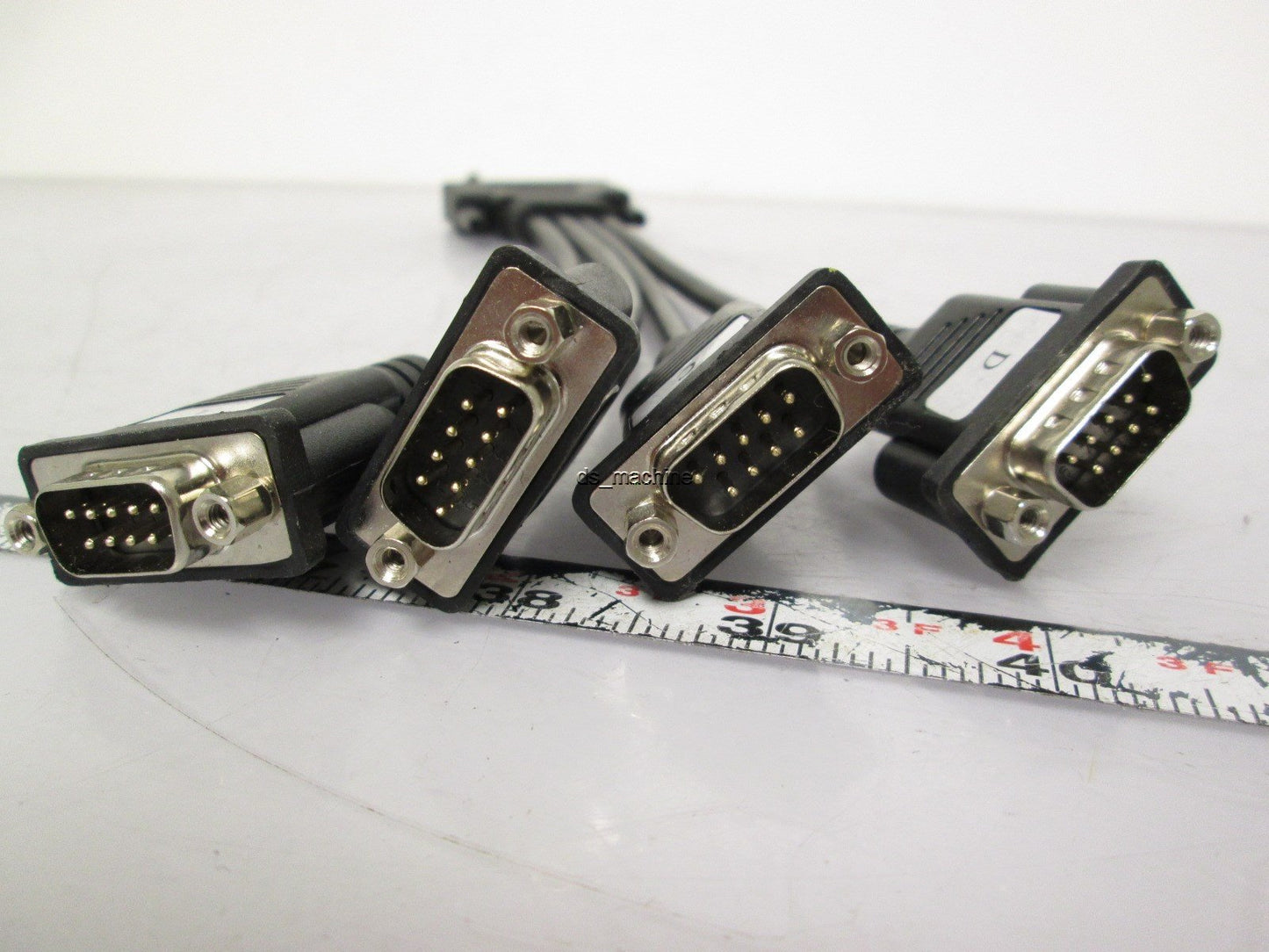 Used Nexcom D-Sub 44-Pin to 4x 9-Pin Quad Splitter Cable, Serial Interface/Protocols