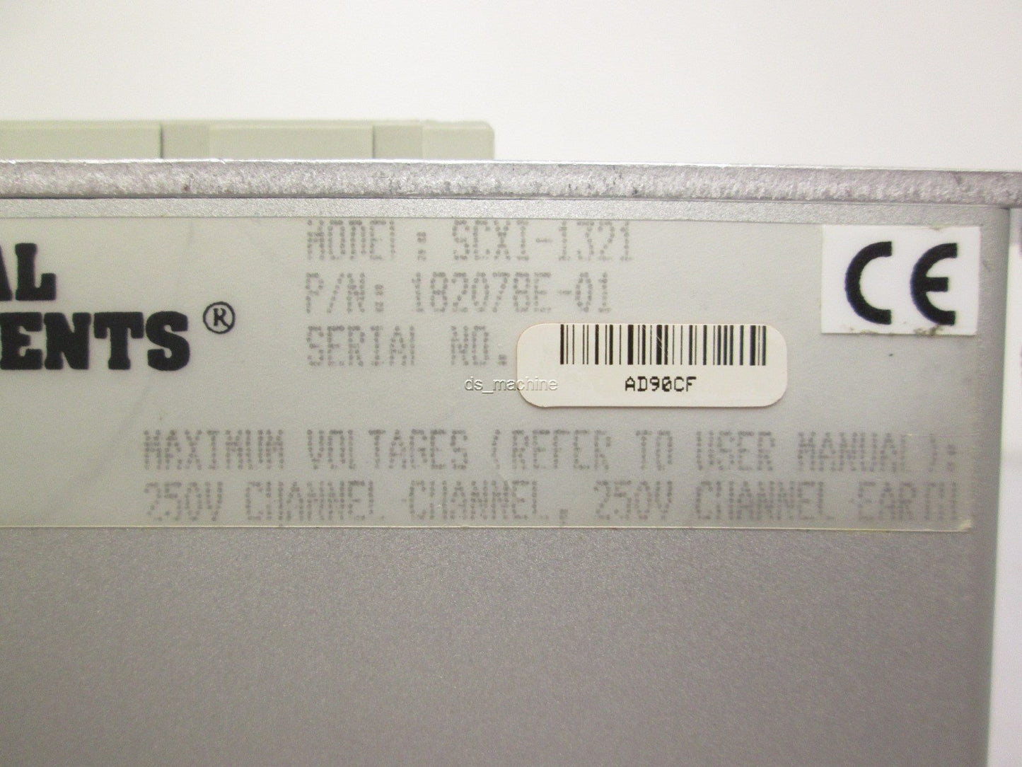 Used National Instruments SCXI-1321 Offset-Null and Shunt Calibration Terminal 250V