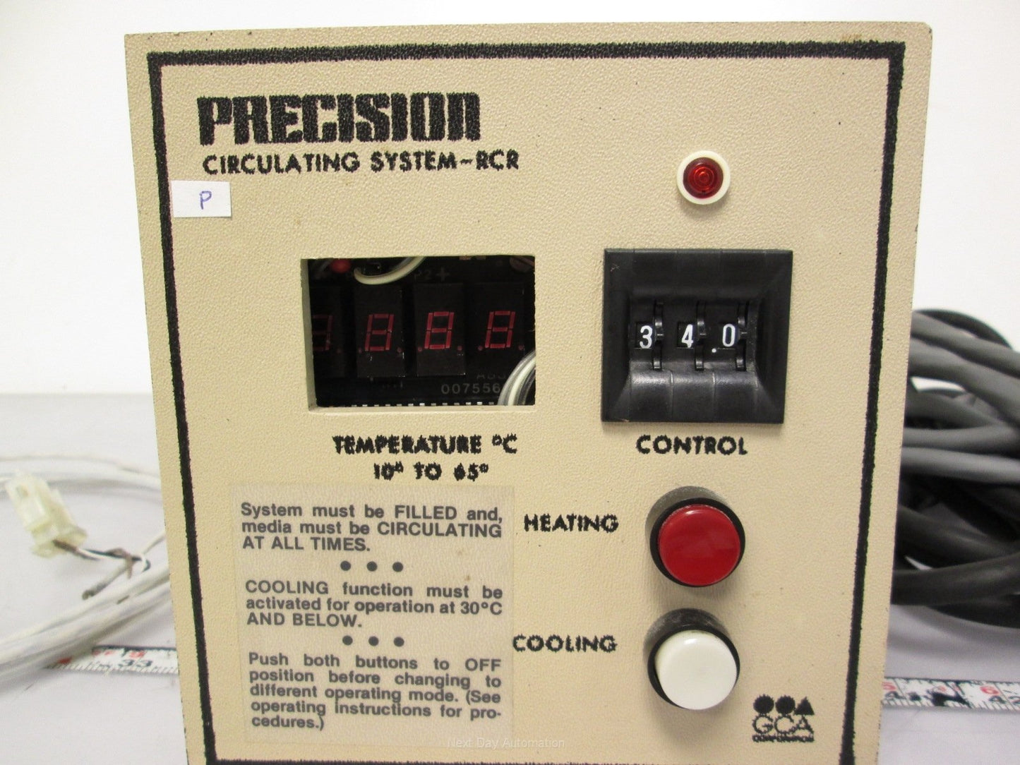 Used GCA Precision Scientific 200RCR Control Unit for Refrigerated Circulation System