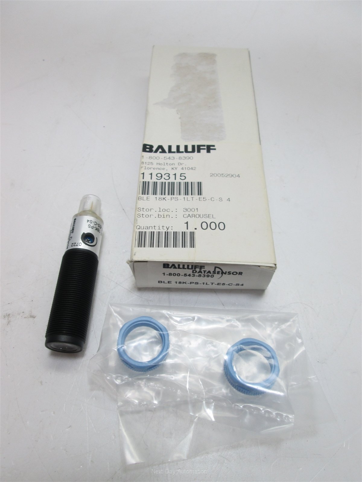 New Balluff BLE 18K-PS-1LT-E5-C-S4 Photoelectric Sensor, 10-30VDC Power