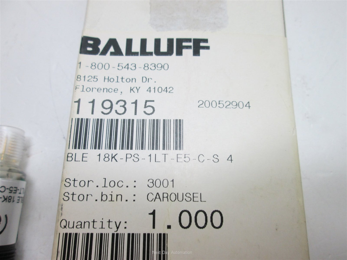 New Balluff BLE 18K-PS-1LT-E5-C-S4 Photoelectric Sensor, 10-30VDC Power