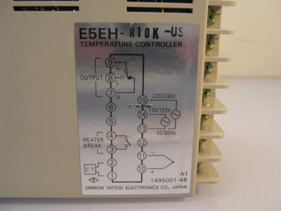 Used Omron Temperature Controller E5EH-R10K-US