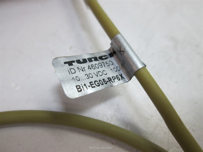 Used Turck Bi1-EG05-RP6X Inductive Proximity Sensor, 10-30VDC, 3-Wire, N.C. PNP