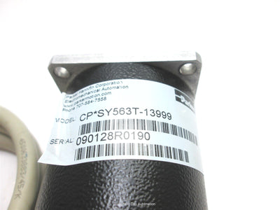 Used Parker SY563T-13999 Stepper Motor, 2-Phase, 1/4" Shaft, 4.2A per Phase Size 23