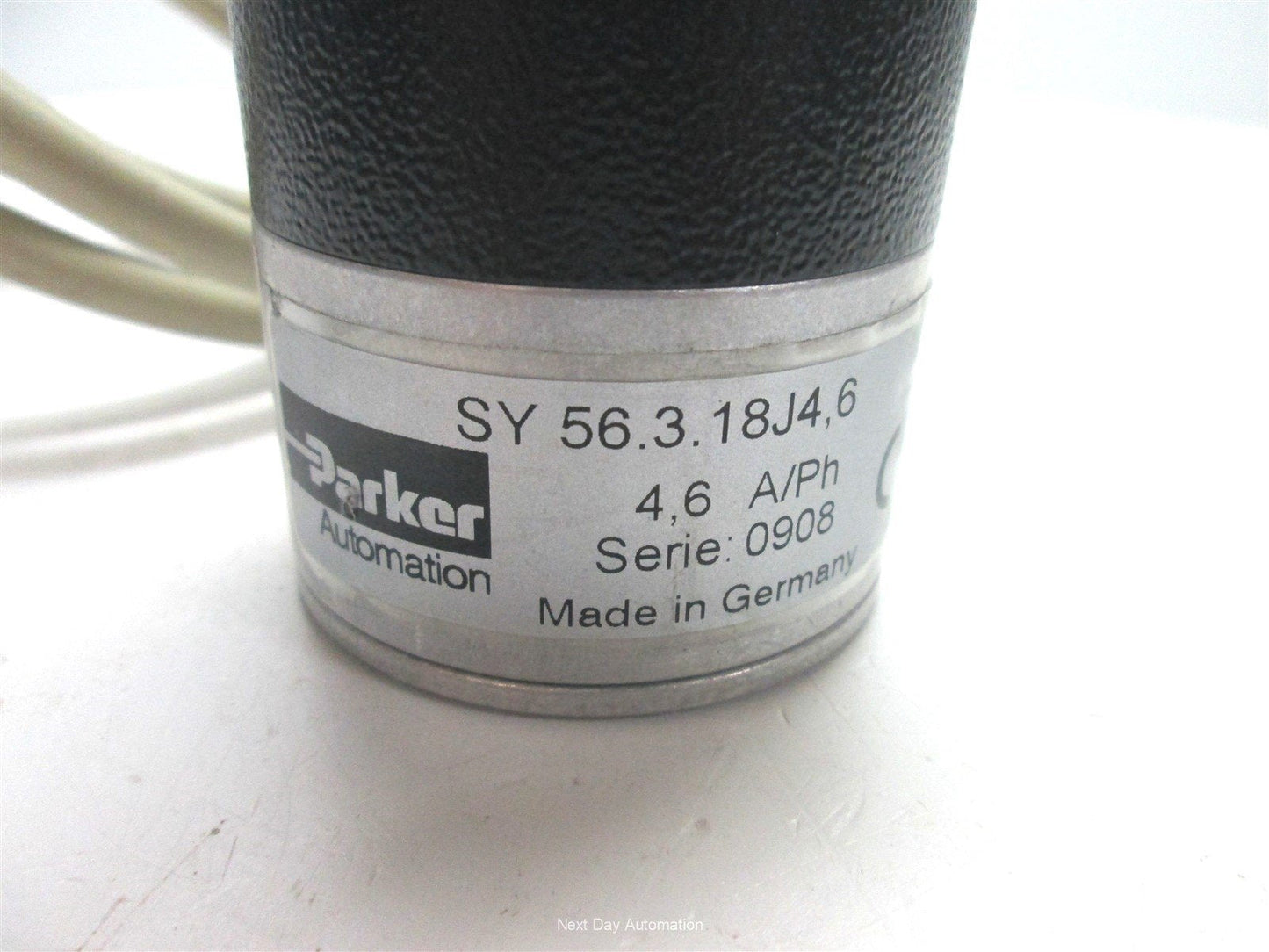 Used Parker SY563T-13999 Stepper Motor, 2-Phase, 1/4" Shaft, 4.2A per Phase Size 23