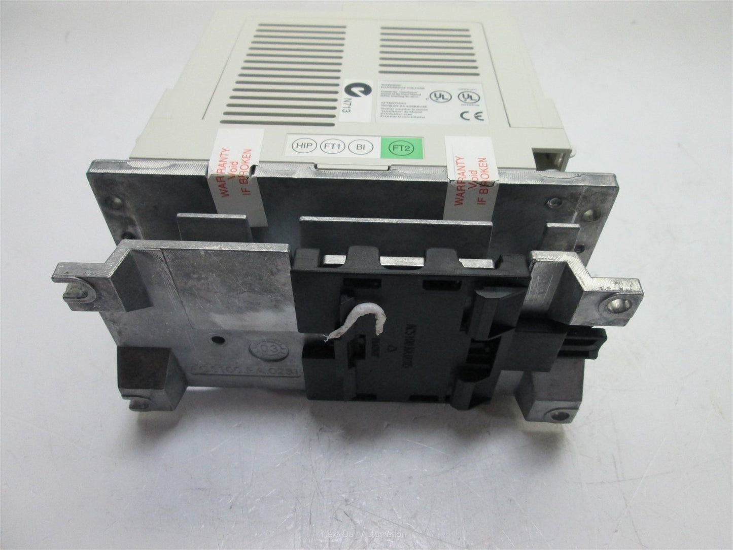 Used ABB ACS 101-K25-I-U VFD, In: 200-240VAC 1-Phase 50/60Hz 4.4A, Out: 0-300Hz 1.4A