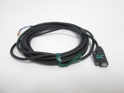 Used SUNX EX-11AD Photoelectric Sensor, Receiver, NPN, Light-ON, 150mm Range