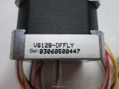 Used Parker VS12B-DFFLY Stepper Motor, 170VDC Winding, Size 17 Frame, 12" Flying Lead