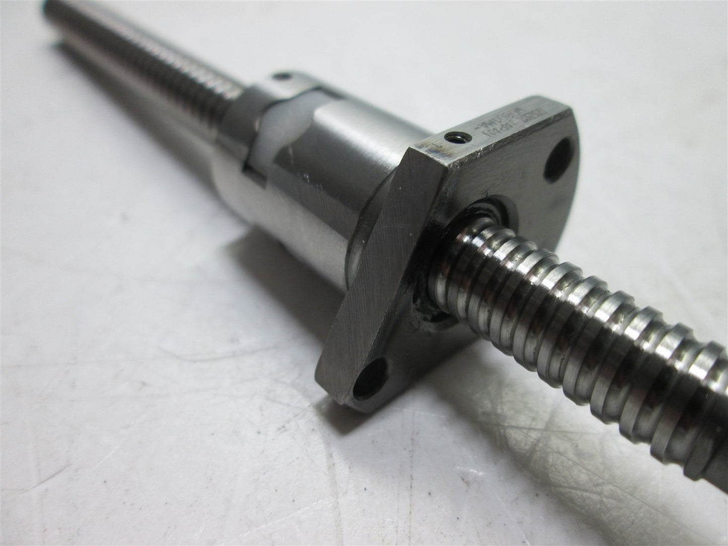 Used NSK W0801MA Ball Screw, 8mm Diameter, 2mm Lead, *Flange Has Been Cut*