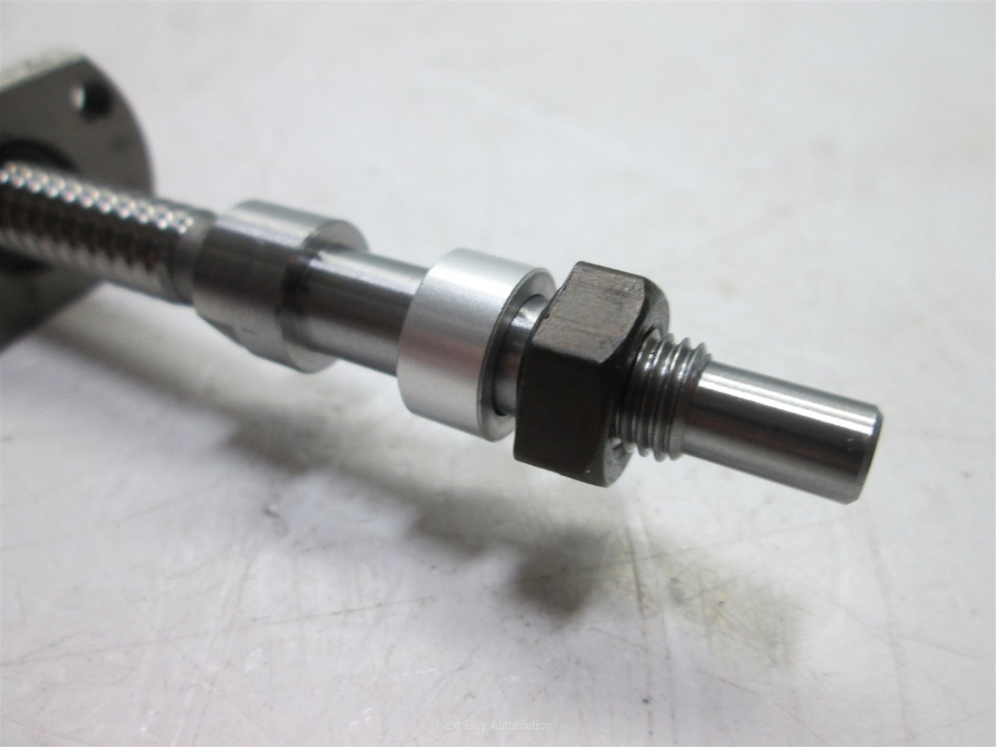 Used NSK W0801MA Ball Screw, 8mm Diameter, 2mm Lead, *Flange Has Been Cut*