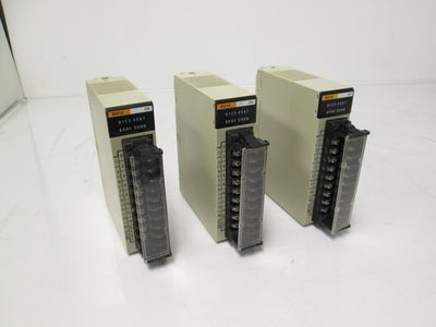 Used Lot of 3 Omron C200H-ID212 DC PLC Input Module 16 Channel 24VDC 7mA