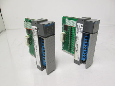 Used Lot of 2 Allen Bradley 1746-IV16 Ser C DC Input Module 16 Channel 24VDC Sourcing