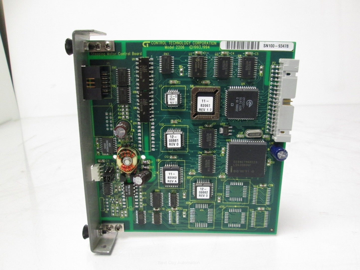 Used Control Technology Corporation 2206-1 Single Axis Stepper Motor Control Board