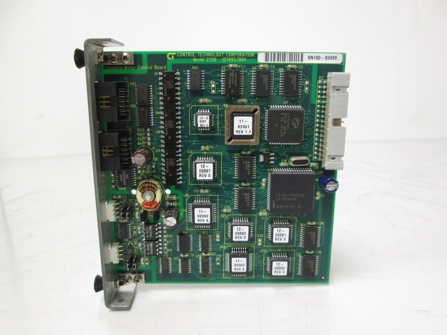 Used Control Technology Corporation 2206-2 Two Axis Stepper Motor Control Board