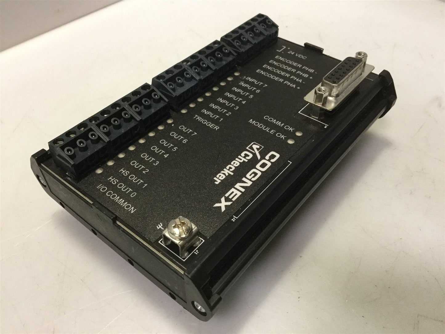 Used Cognex 800-9012-1R Rev A Checker CKR 200 I/O Module 24VDC 16-Bit