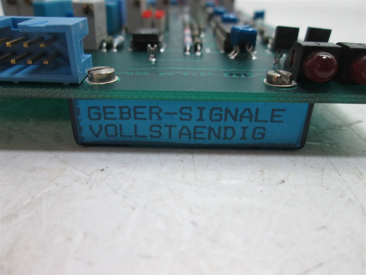 Used Leitz 301-312.029 (GSIG) GEBER-SIGNALE VOLLSTAENDIG Control Board