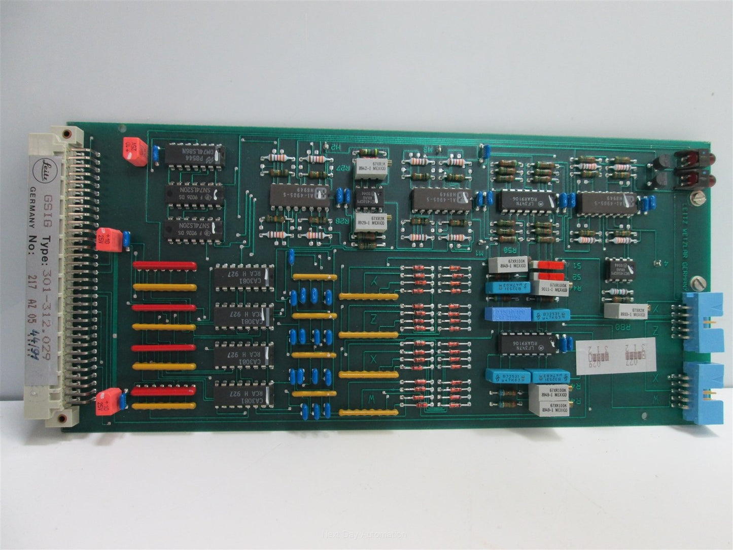 Used Leitz 301-312.029 (GSIG) GEBER-SIGNALE VOLLSTAENDIG Control Board