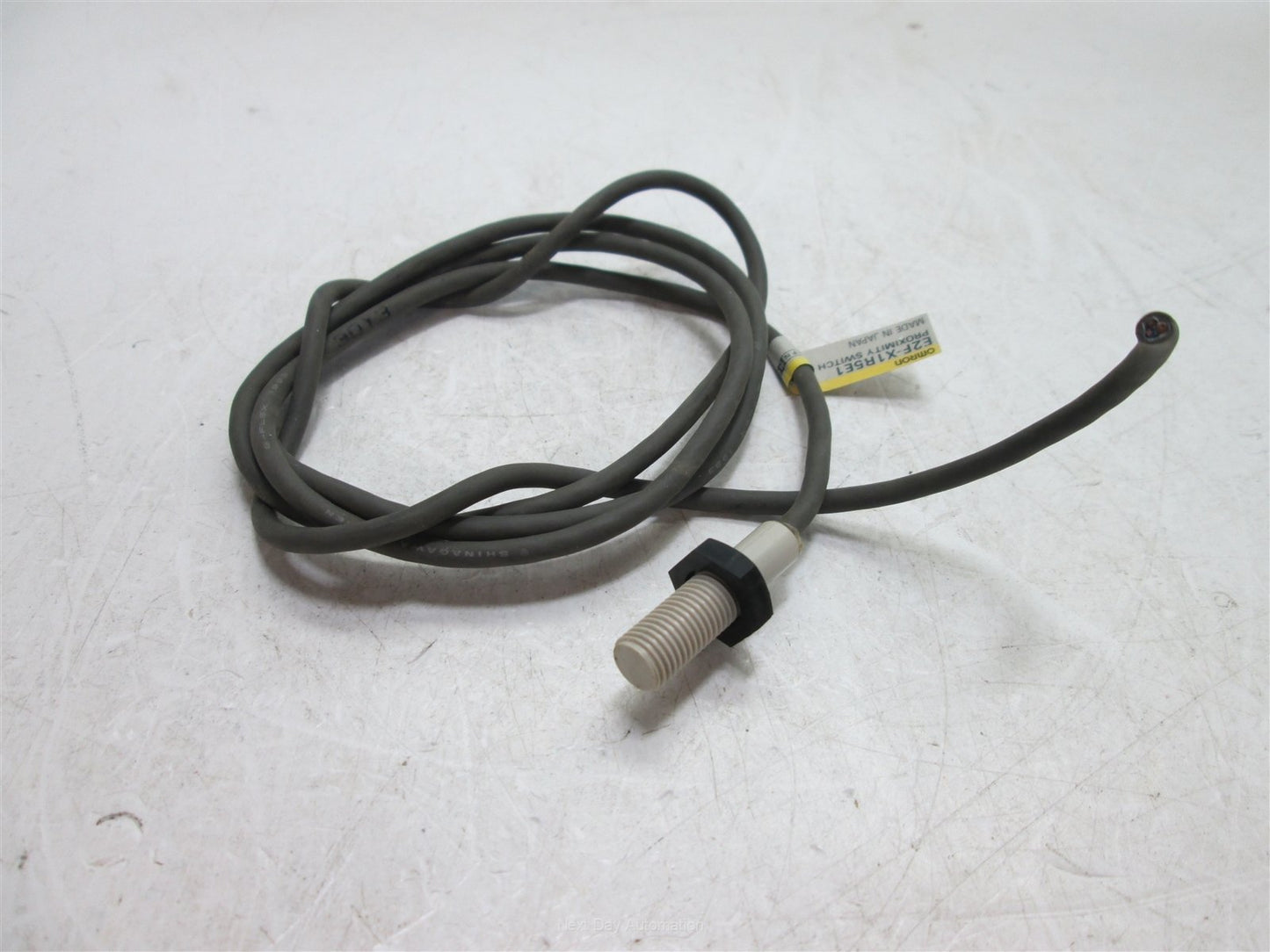 Used Omron E2F-X1R5E1 Inductive Sensor, 1.5mm Sensing Distance, Voltage: 10-30VDC