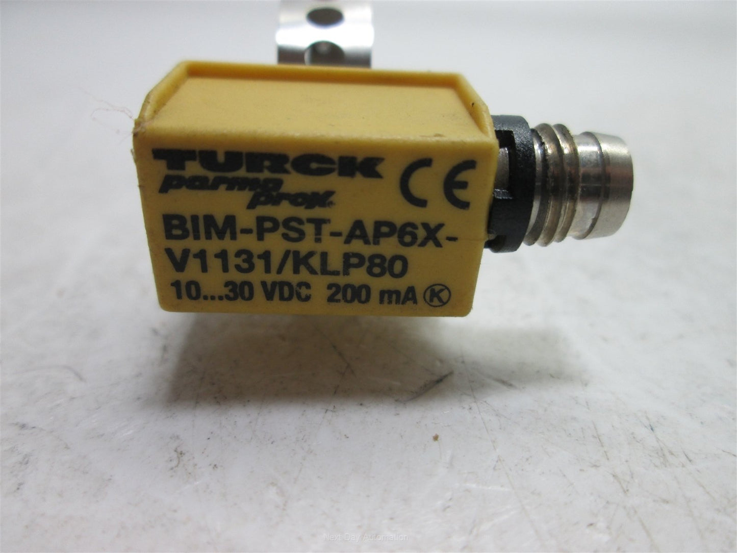 Used Turck BIM-PST-AP6X-V1131 Magnetic Field Sensor, Voltage: 10-30VDC, With Clamp