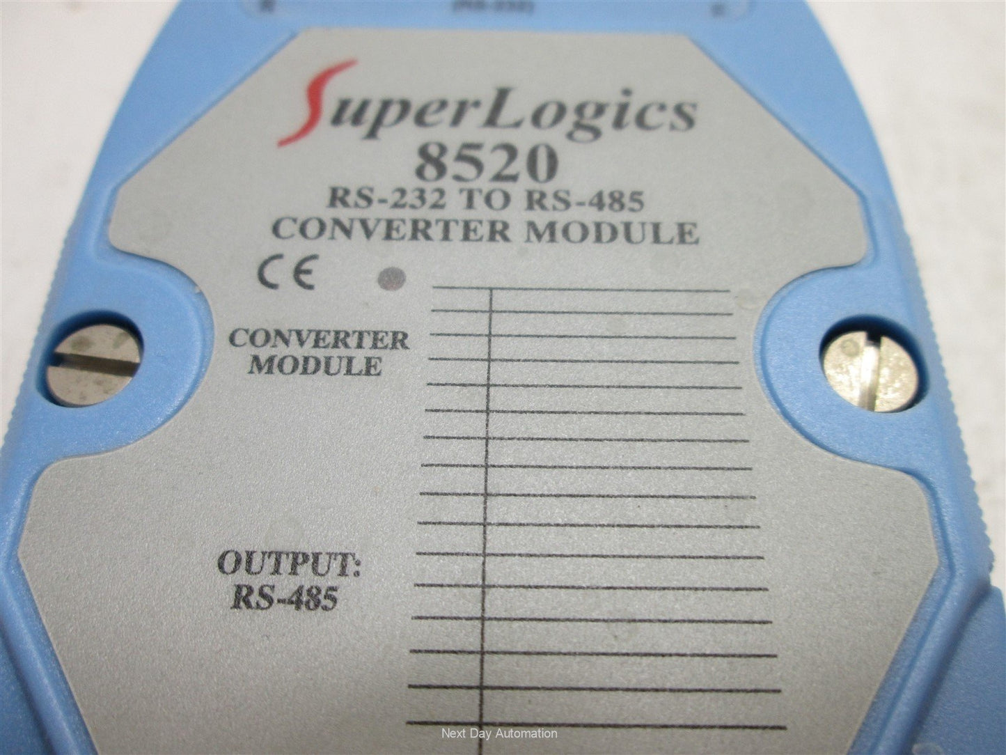 Used SuperLogics 8520 RS-232 to RS-485 Converter Module, Two-Wire, RS-485, 10-30VDC