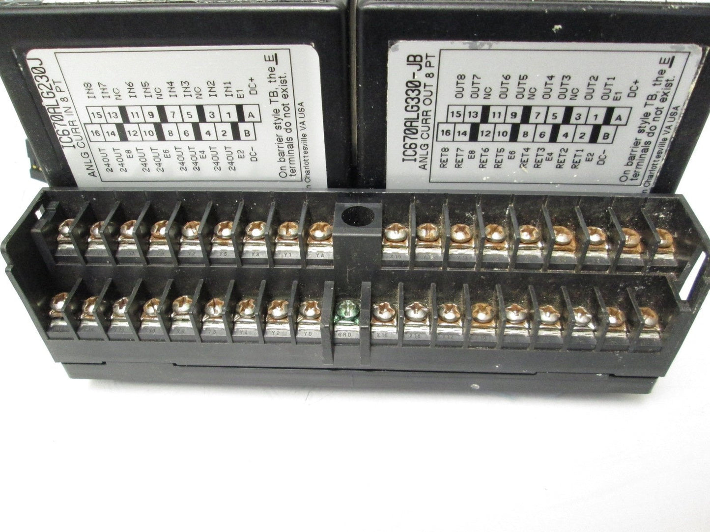 Used GE Fanuc IC670ALG330-JB & IC670ALG230J Analog Input & Output Modules 8-Channel