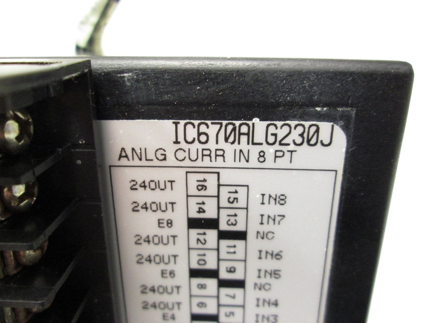 Used GE Fanuc IC670ALG330-JB & IC670ALG230J Analog Input & Output Modules 8-Channel