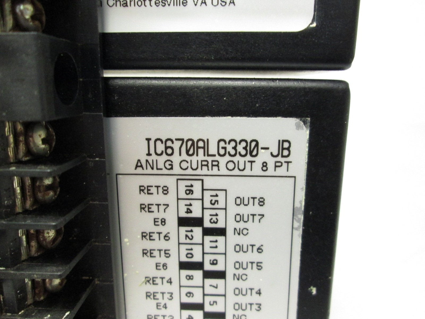 Used GE Fanuc IC670ALG330-JB & IC670ALG230J Analog Input & Output Modules 8-Channel