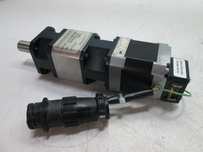 Used Applied Motion HT17-075D-WAA Step Motor With 17PL016 Gearhead, Shaft Dia: 0.5"