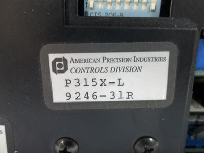 Used API P315X-L Power/Drive Indexer, Input Power: 95-132VAC 50/60Hz