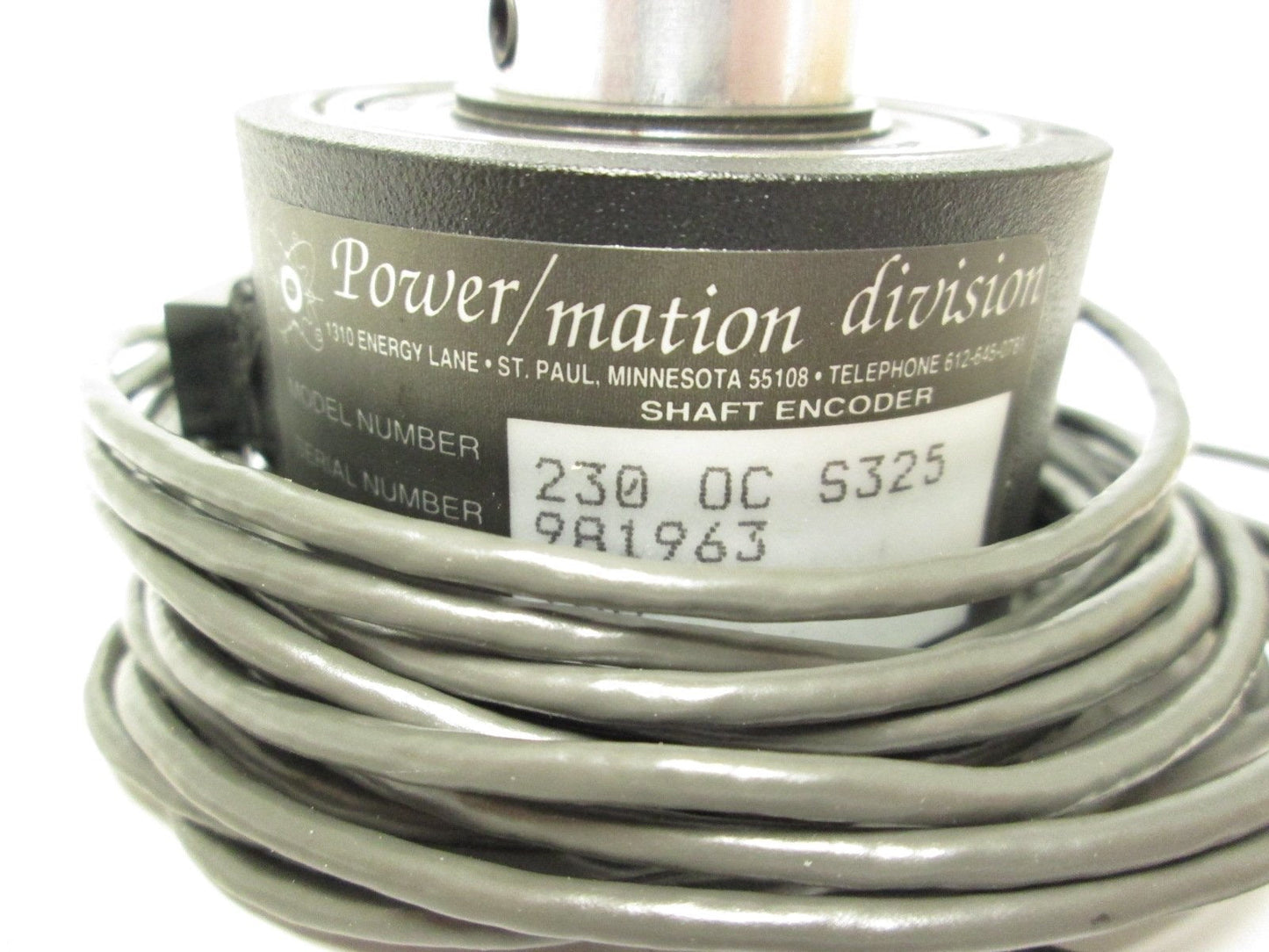 New Power/Mation 230 OC S325 Encoder 5/8" Bore 3-Wire