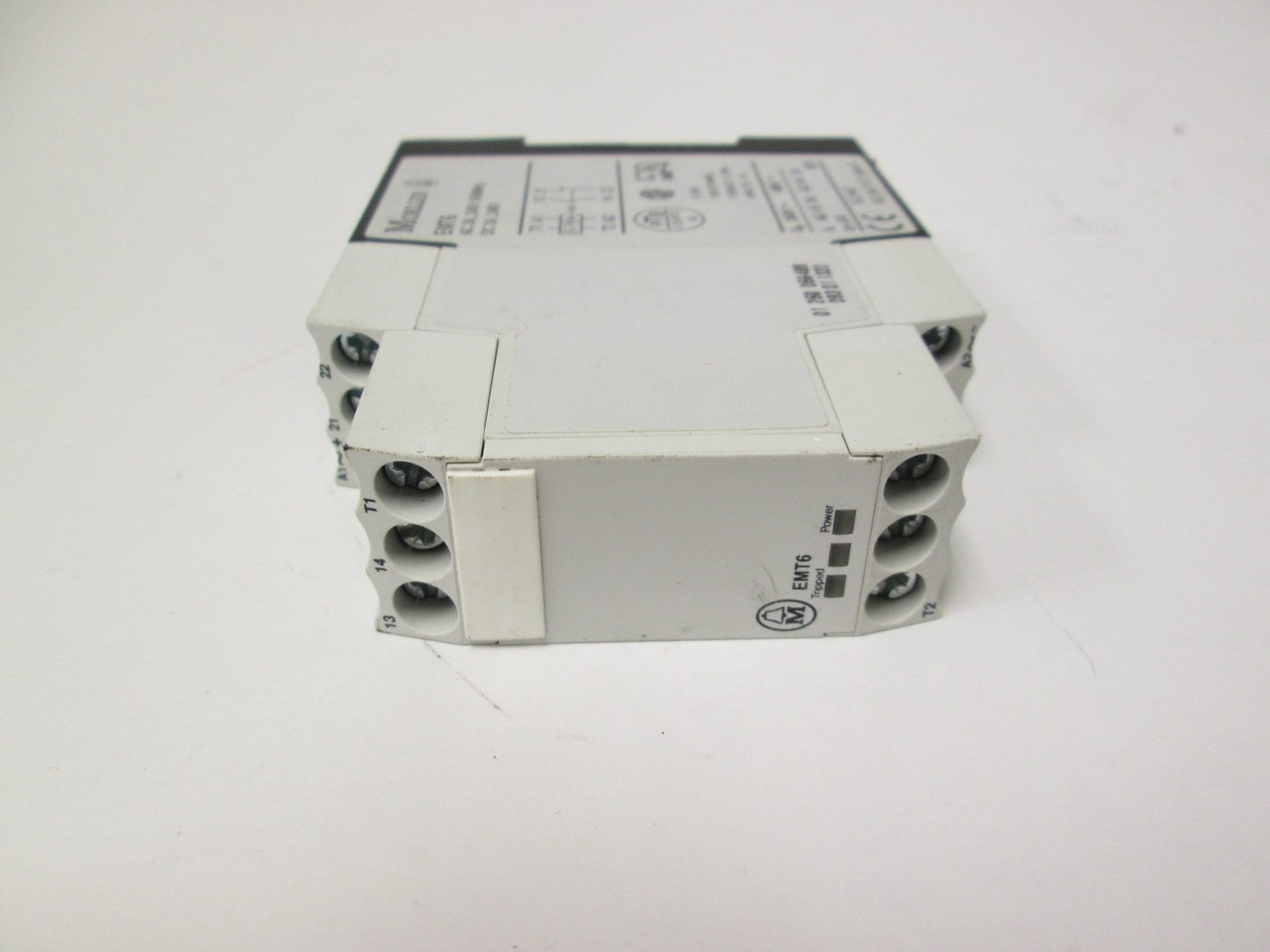 Used Moeller EMT6 Thermistor Machine Protection Relay 24-240VAC/DC