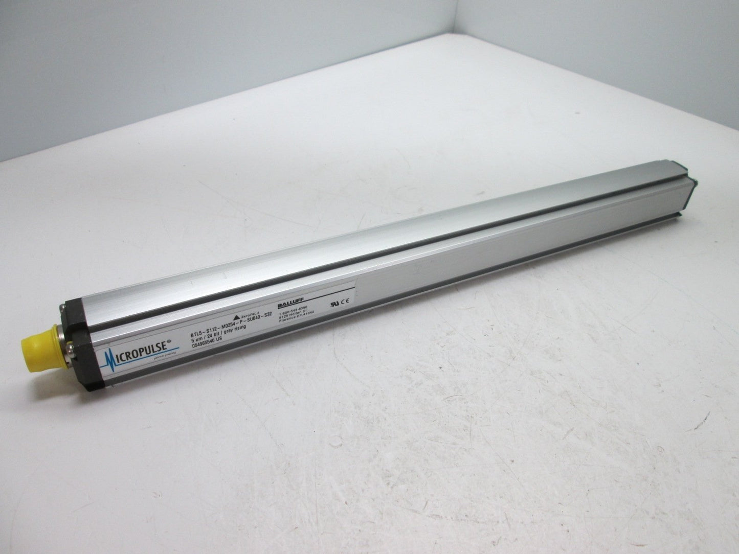 Used Balluff BTL5-S112-M0254-P-SU040-S32 Micropulse Linear Transducer, Supply: 24VDC