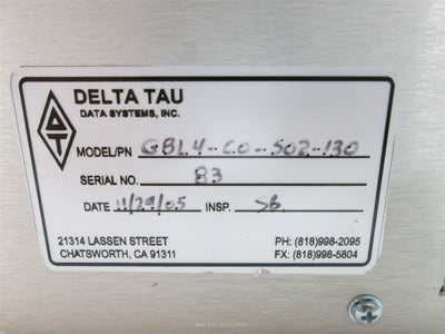 Used Delta Tau GBL4-CO-502-130 Geo Brick Drive(Programmable Servo Amplifier)