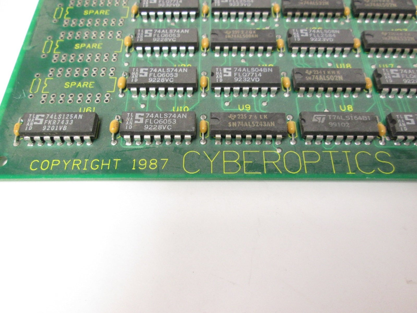 Used Cyberoptics 5100021-A Rev. D Control Board D-Sub 37-Pin ISA Interface
