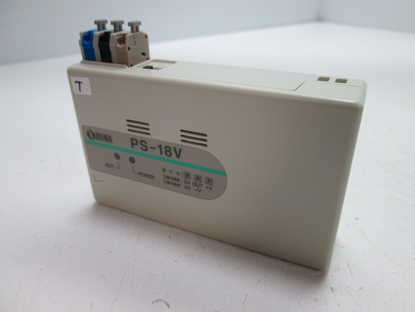 Used SunX PS-18V Power Supply Unit, Supply Voltage: 18V