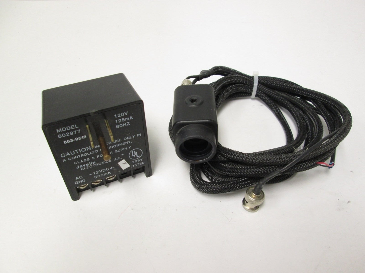 Used Watec WAT-902 Indoor Monochrome CCD Camera High Resolution w/ Power Supply 12VDC