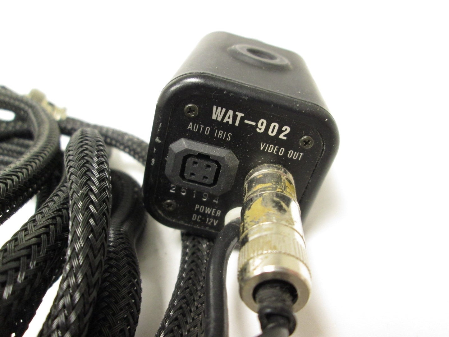 Used Watec WAT-902 Indoor Monochrome CCD Camera High Resolution w/ Power Supply 12VDC